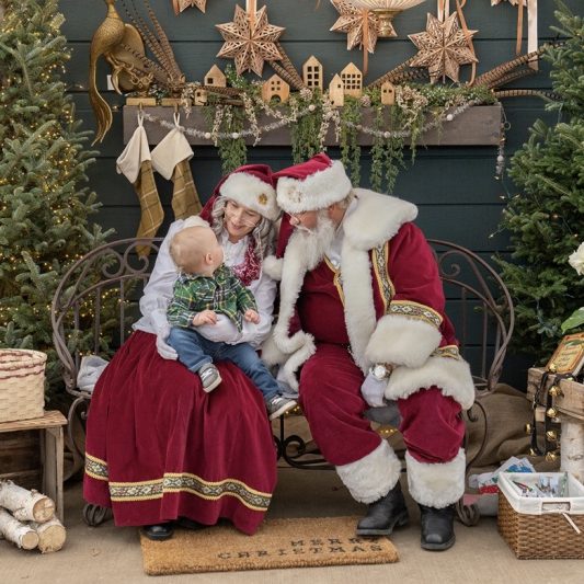 Santa Troy and Mrs. Tracy Claus